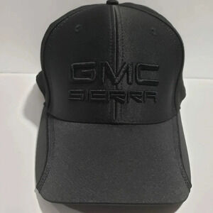 GMC Sierra Mens One  Size Fits Most Black Fitted Trucker Hat
